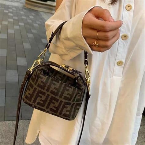 fendi small boston bag|fendi sling bag price.